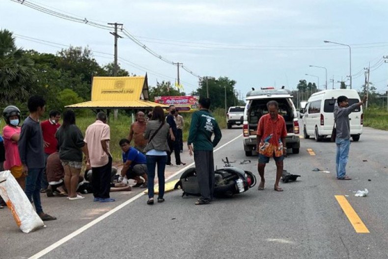 One killed, one injured by monk driver