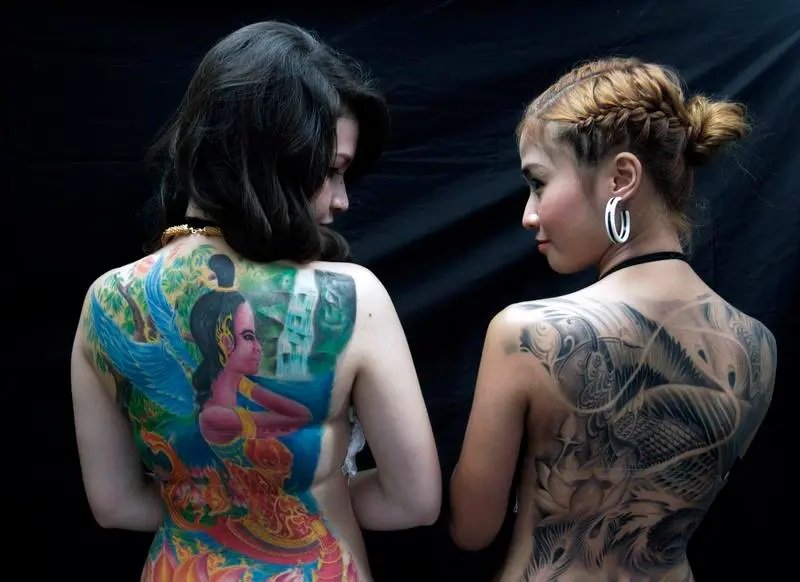 Crowds flock to tattoo festival