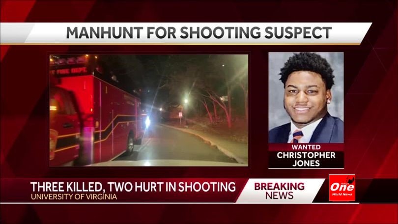 Manhunt for suspect in University of Virginia shooting