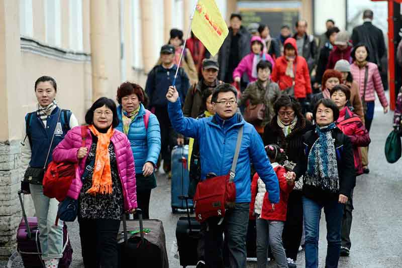 Chinese travelers to Pattaya
