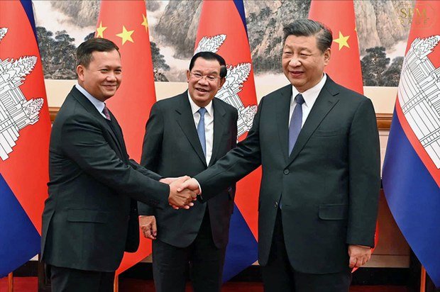 Cambodian China Leaders