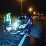 Motobike collision with Porsche kills one