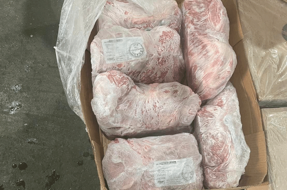 Tons of illegally brought pork will be buried