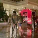 Kuwaiti visitor injured in hotel fire