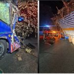 Bus crash leaves driver dead 47 injured