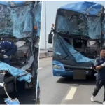 bus truck collision pattaya one march 14 2024
