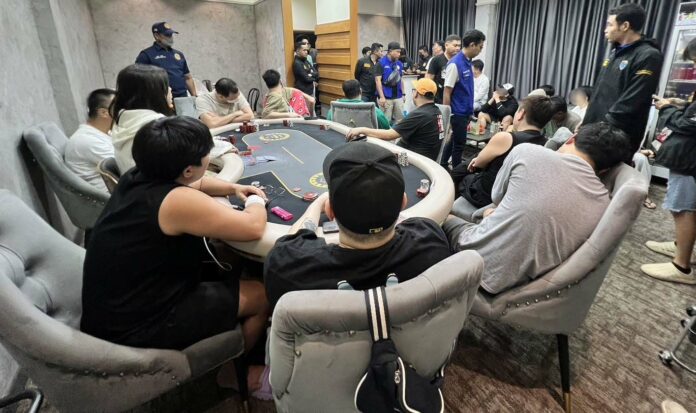 Korean Gamblers Arrested in Pattaya