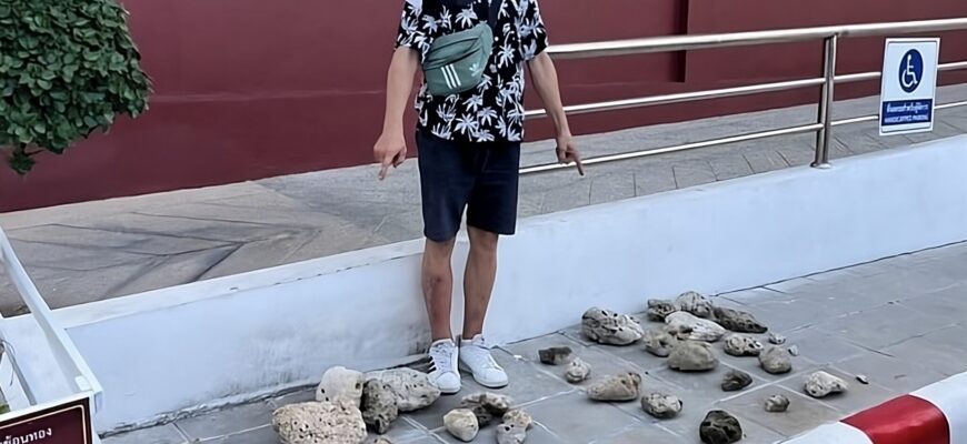 Russian man arrested for stealing coral