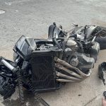 Motorbike Rider Seriously Injured in Double Accident