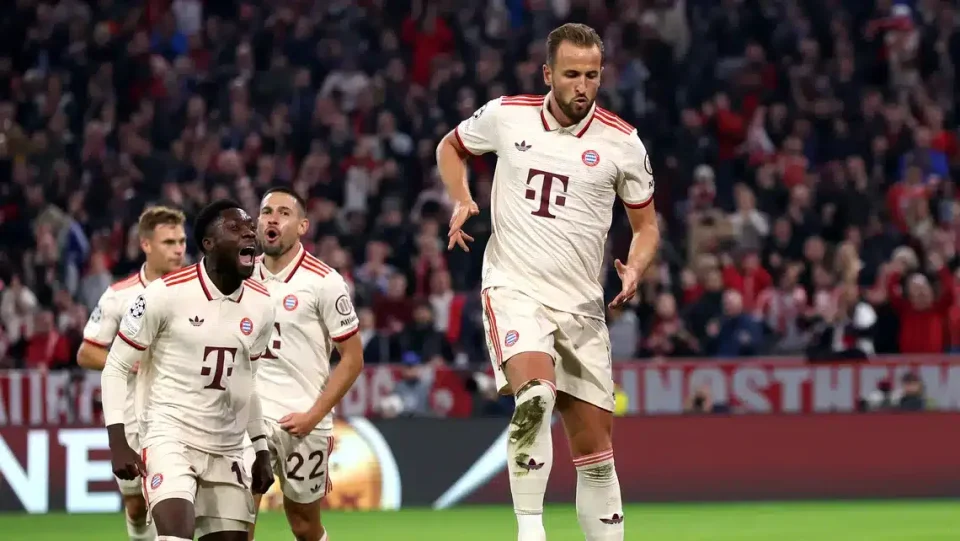 Kane Scores Four as Bayern Thrashes Dinamo Zagreb 9-2