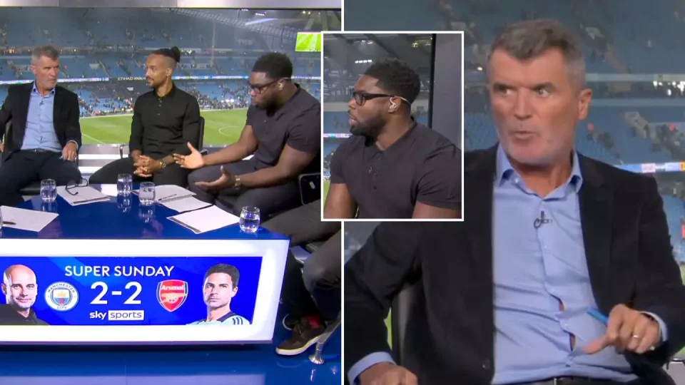 Roy Keane and Micah Richards Clash in Heated Argument Over Arsenal-Man City Draw