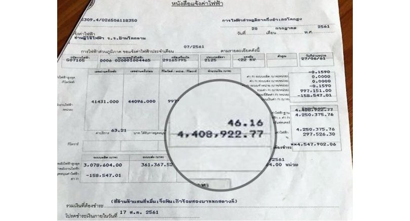 Bill error: Sa Kaew school gets demand to pay Bt4.5 million power fee