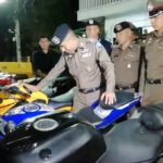 106 motorcyclists arrested in Samut Prakan with illegally modified bikes