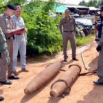 Aircraft bombs found among metal scrap at secondhand shop