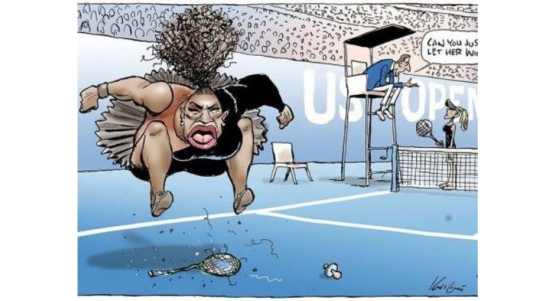 Australian cartoonist under fire for Serena sketch