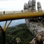 In the hands of the gods: Vietnam’s Golden Bridge goes viral. Nestled in the forested hills of central Vietnam two giant concrete hands