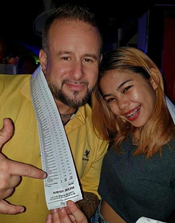 Brit’s 203,550 Baht Pattaya Gogo Bar Bill