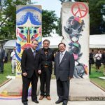 Berlin Wall remnants placed at German Embassy, Bangkok