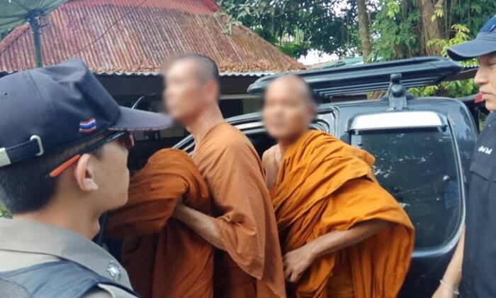 2 monks caught drunk driving in Phang Nga