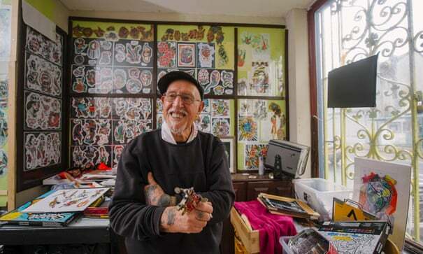 Britain’s oldest tattooist: ‘I’ve covered around 28 acres of skin