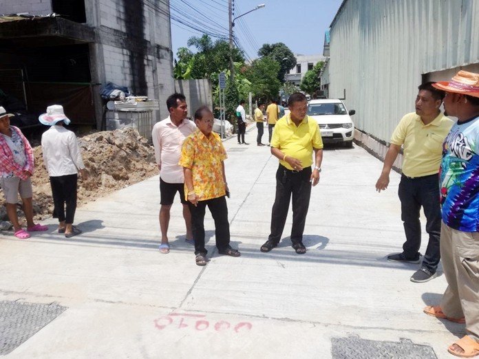 Central Pattaya Residents complain that nearly 3 million baht has been spent on drainage and their streets are still flooded