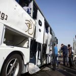 Bomb blast hits tourist bus near Egypt pyramids, injuring 17