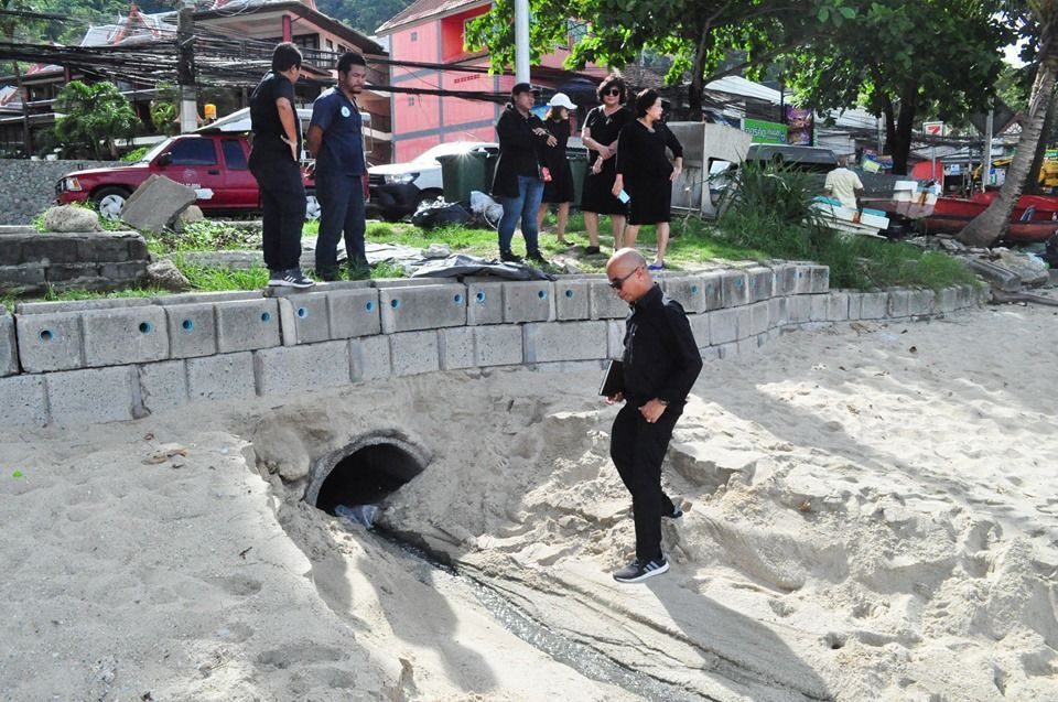 Kalim hotel for wastewater on beach