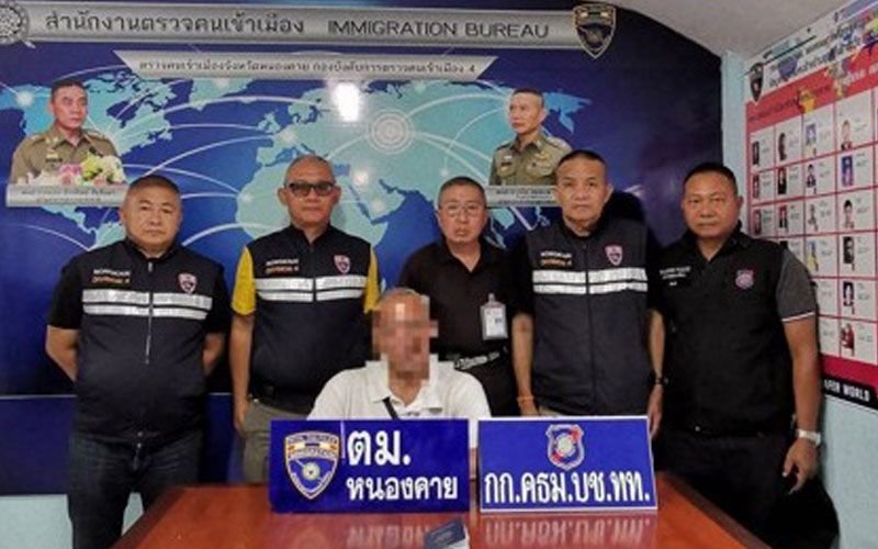 American pensioner arrested for staying in Thailand illegally