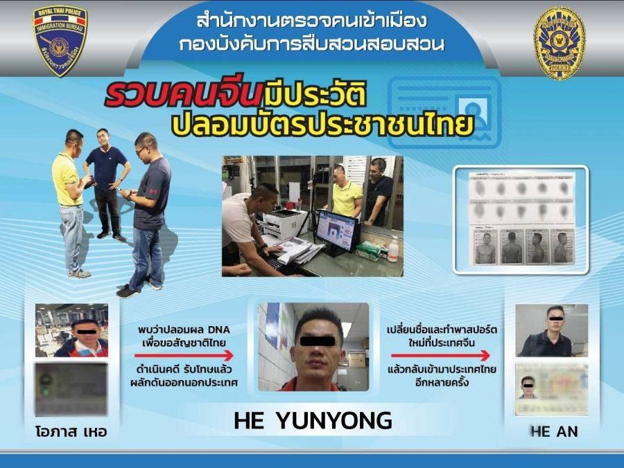 Immigration police arrest foreigners for a variety of crimes