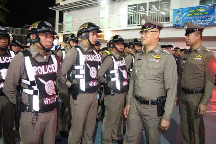 Pattaya City Police Chief, four others transferred immediately, face probes over nightclub raids