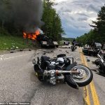 Seven motorcyclists are left dead and three injured