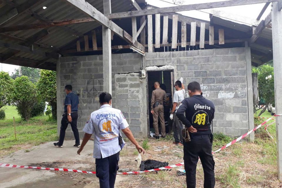 Male Caucasian body found in disused Buri Ram building