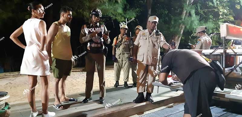 Foreign tourists ROBBED during midnight swim in Pattaya