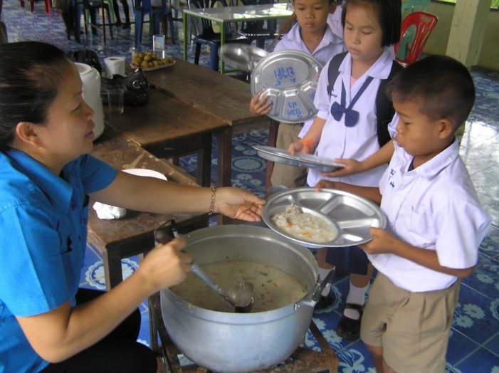 Thai officials are STEALING children’s lunch money