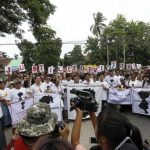 Thousands protest Myanmar child rape