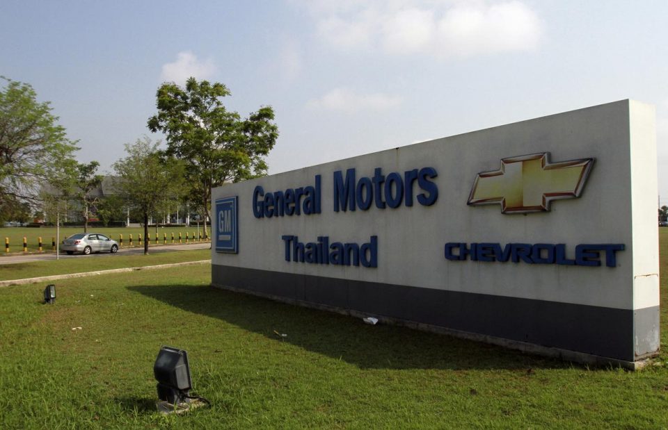General Motors Cutting Jobs in Thailand