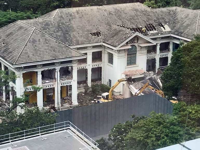 Historic British Embassy in Bangkok is DEMOLISHED