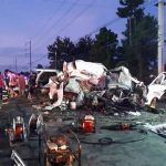 Horror crash leaves ELEVEN dead on VISA RUN