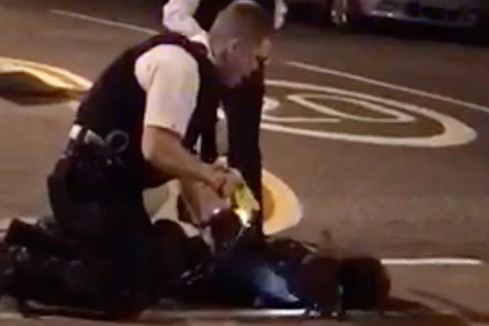 London cop attacked with a machete