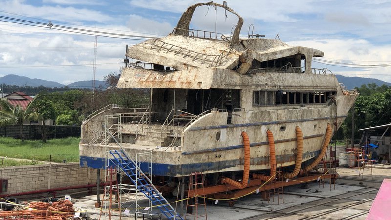 Phuket tour boat disaster wreckage sold at auction