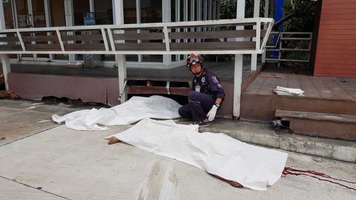 Two pedestrians die after being hit by sedan in Banglamung