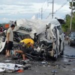 Van control measures following crash in Sa Kaeo