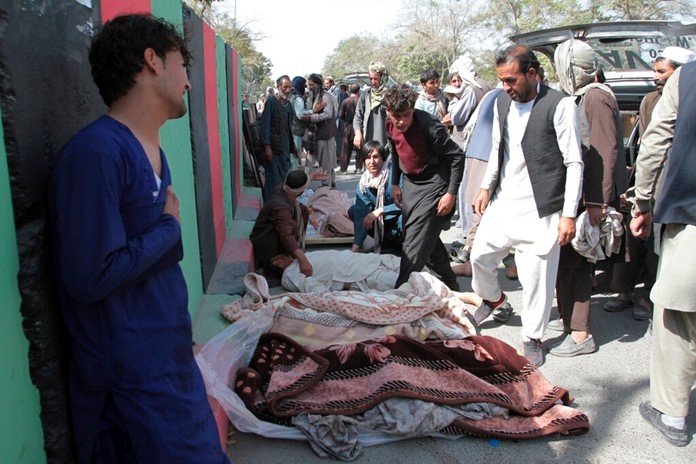 Afghan protesters claim US strikes kill 5 civilians in east