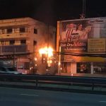 Electric cable fire alarms locals in Pattaya