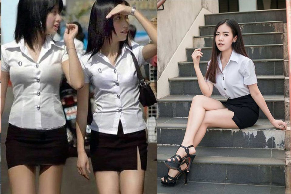 It’s now a CRIME for Thai students to wear short skirts