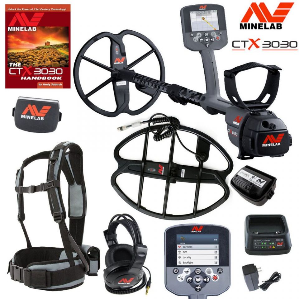 Minelab CTX 3030 Metal Detector + Extras