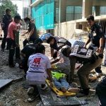 Pattaya scaffold collapse leaves 1 dead, 3 seriously injured