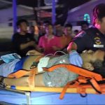 Man injured after falling from motorbike on the way to local hospital after asthma attack in Pattaya