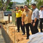 Phase 1 of Beach Road construction 15-20% complete