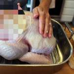 stuffing the turkey